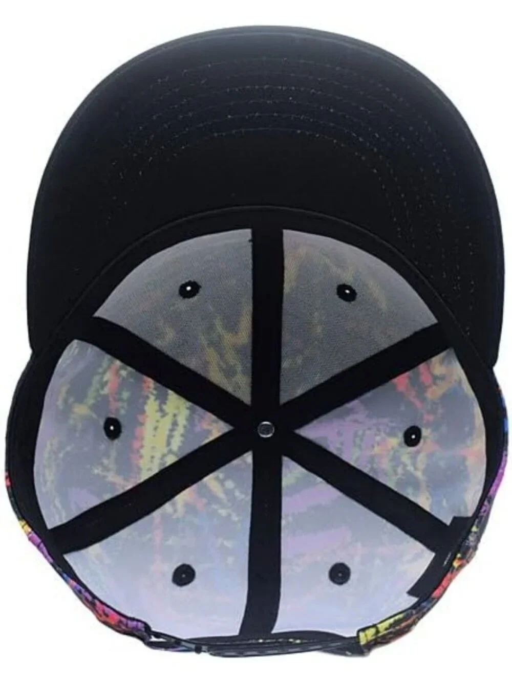 Unisex Multicolor Snapback Hat Hip Hop Style Colorful Adjustable Baseball Cap
